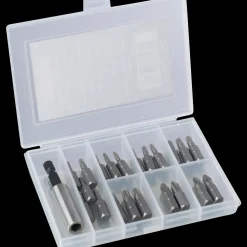 Staco Bits- Og Bitssæt^bitssæt 22 dele C-ring TX-PH