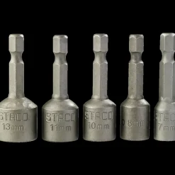 Staco Bits- Og Bitssæt^boltbitssæt 1/4"x45 mm  5 dele