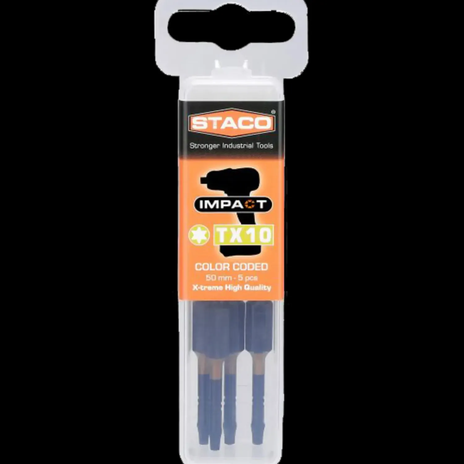 Bits- Og Bitssæt^STACO Slagbits 50 mm TX30 5 stk rød