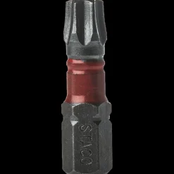 Staco Bits- Og Bitssæt^Slagbits Heavy Duty  TX30 25 mm 20 stk rød