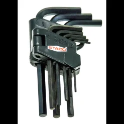 Discount Staco stiftnøglesæt 8 dele 1,5 - 6 mm med holder - foldemodel