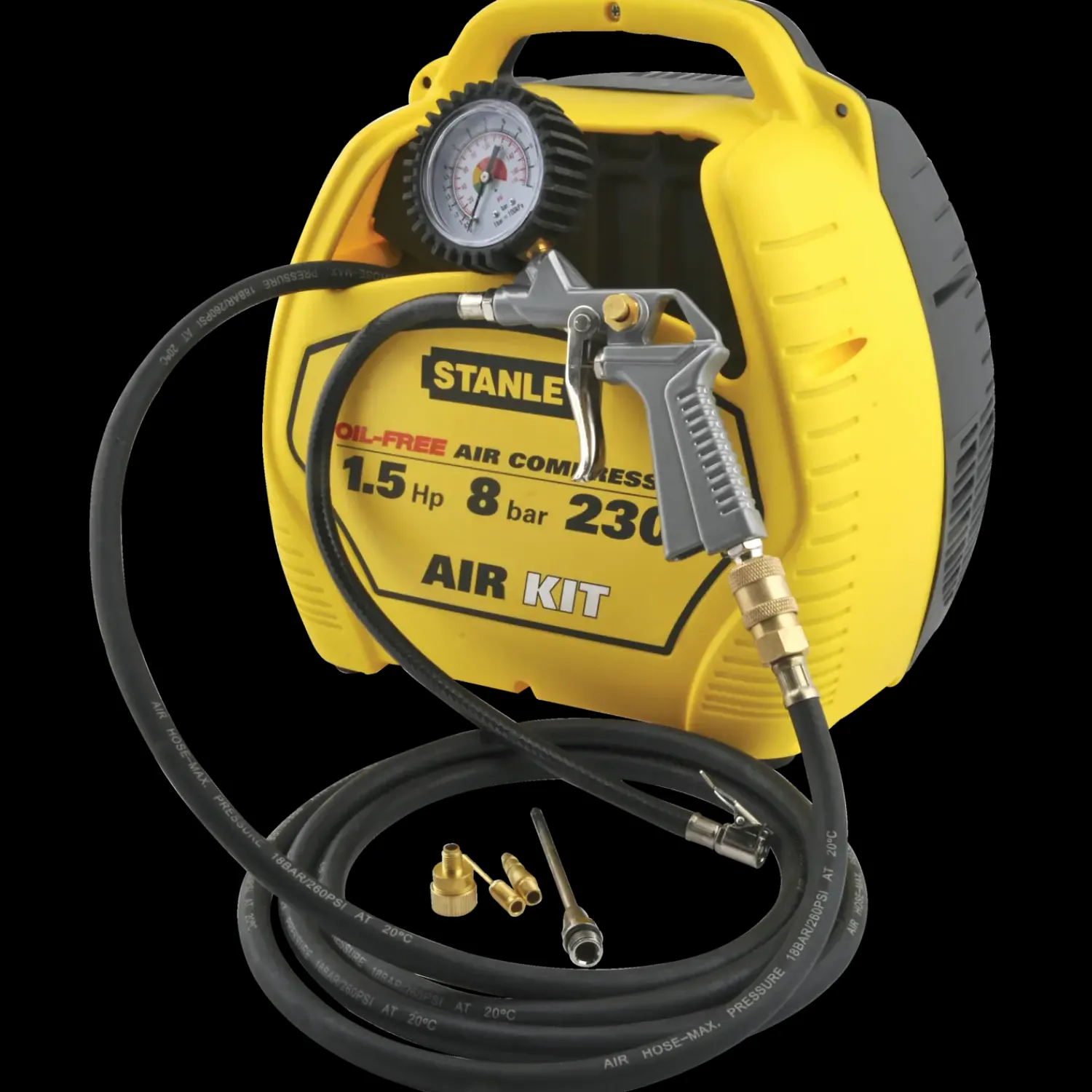 Stanley tankfri kompressor Air kit 1,5 HK - 8 bar
