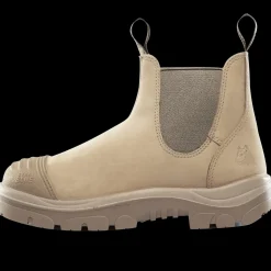 Hot Steel Blue Hobart S3 pull-on ankelstøvler sand str. 41