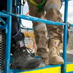 Sikkerhedssko^Steel Blue Southern Cross Zip S3 sikkerhedsstøvle sort str. 46