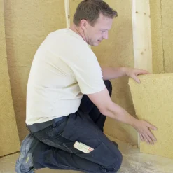 Steico Træfiberisolering^flex 038 træfiberisolering formstykker 145mm