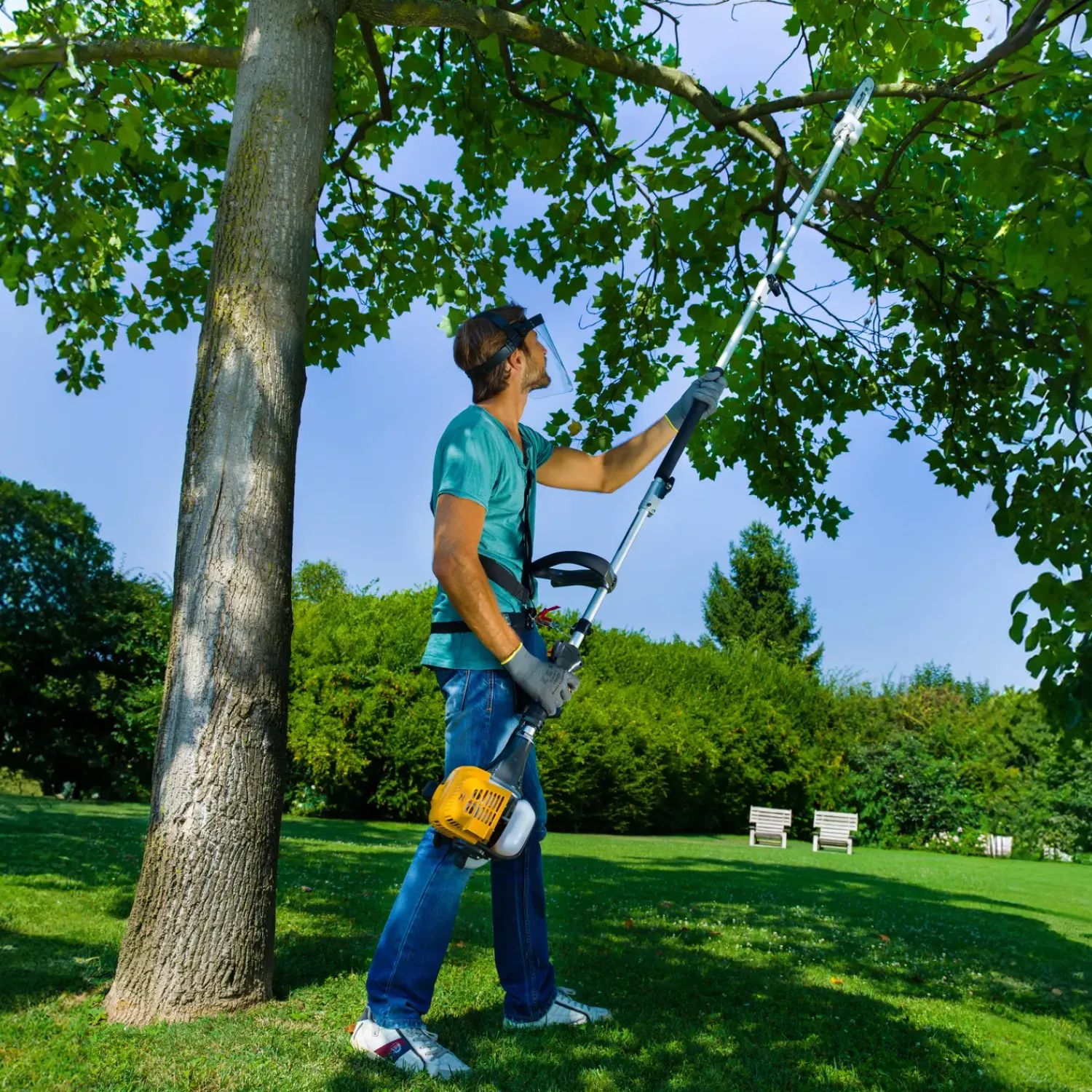 Sale Stiga MT 330 benzindrevet multi-tool incl. tilbehør