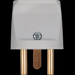 Discount E-Line Stikprop rund m/jord grå