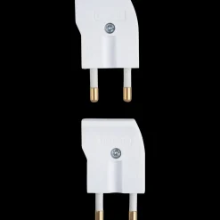 Best E-Line Stikprop vinkel hvid 2 stk