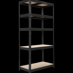 Arbejdsborde Og Reoler^Stålreol 180x120x50 cm 5 hylder sort