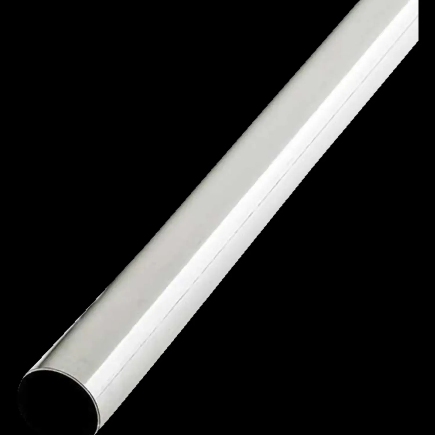 Bygningsbeslag^Stålrør Ø25 mm x 2,44 m forkromet