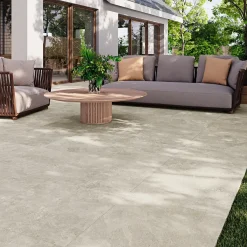 Outlet Street terrasseflise beige 60,5x60,5x2 cm
