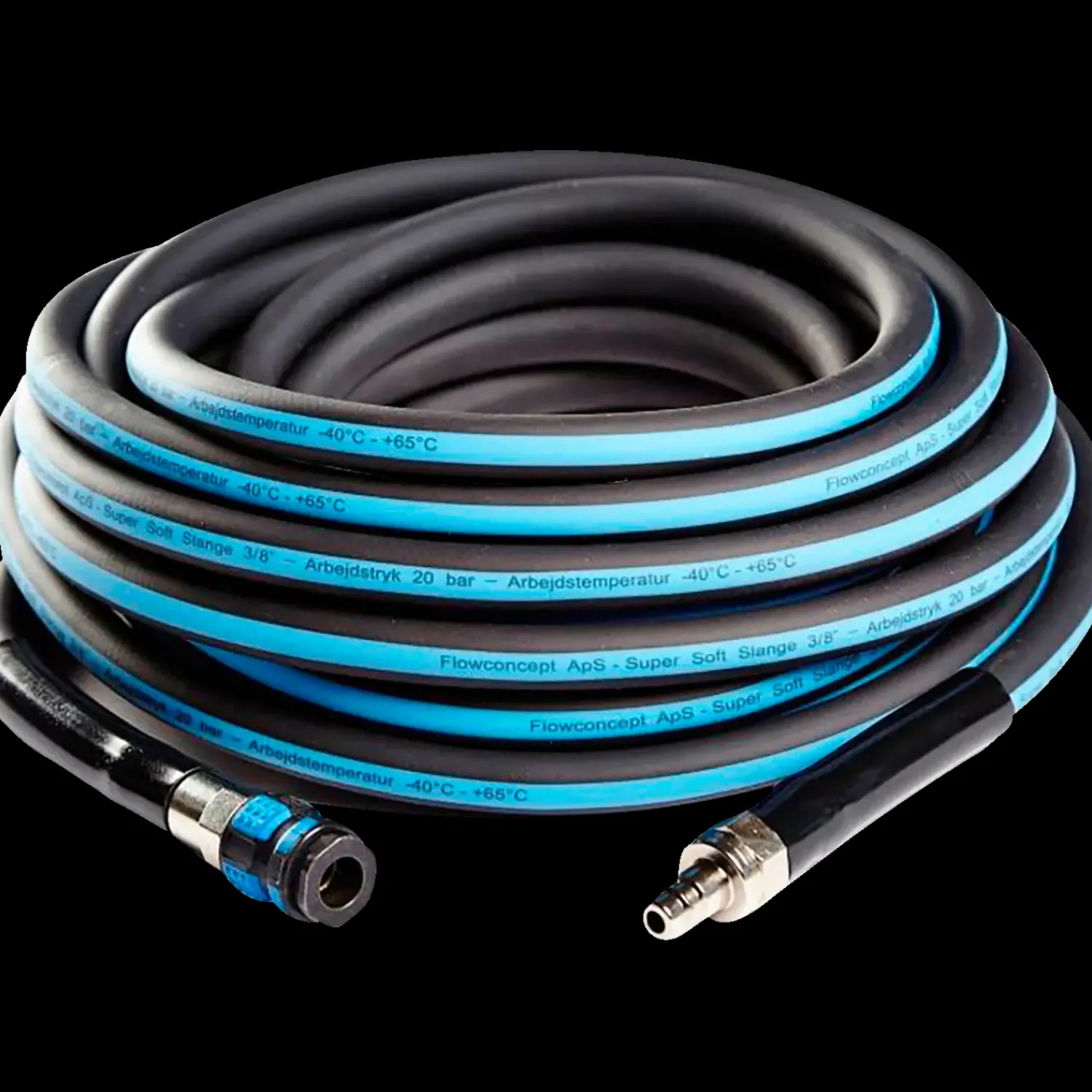 Flowconcept Trykluftslanger^Supersoft slange 3/8" x 20 m