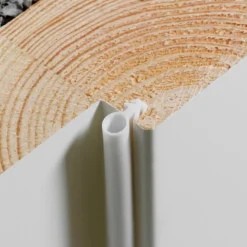 Swedoor Flex +Karm 92 mm hvid fyr 686x2089 mm m/std.bund i bøg