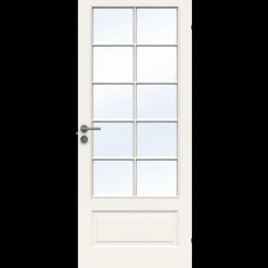 Discount Swedoor sprossedør SP10 glas hvid 40x825x2040 mm