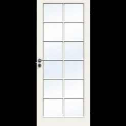 Swedoor Indvendige Døre^sprossedør SP12 glas hvid 40x825x2040 mm