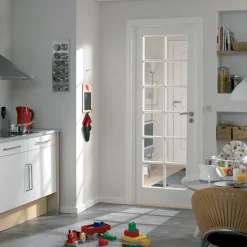 Swedoor Indvendige Døre^sprossedør SP12 glas hvid 40x825x2040 mm