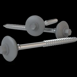 Swisspearl Bølgeplader^100 tagskrue m/tætningsskive 6x100 mm grå 100 stk