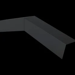 Swisspearl Bølgeplader^afslutningsstykke t/rygningselement 320x80/80 mm sortblå