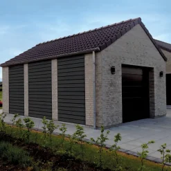 Hot Swisspearl planke træstruktur sort CP 180C, 180x3600x8 mm