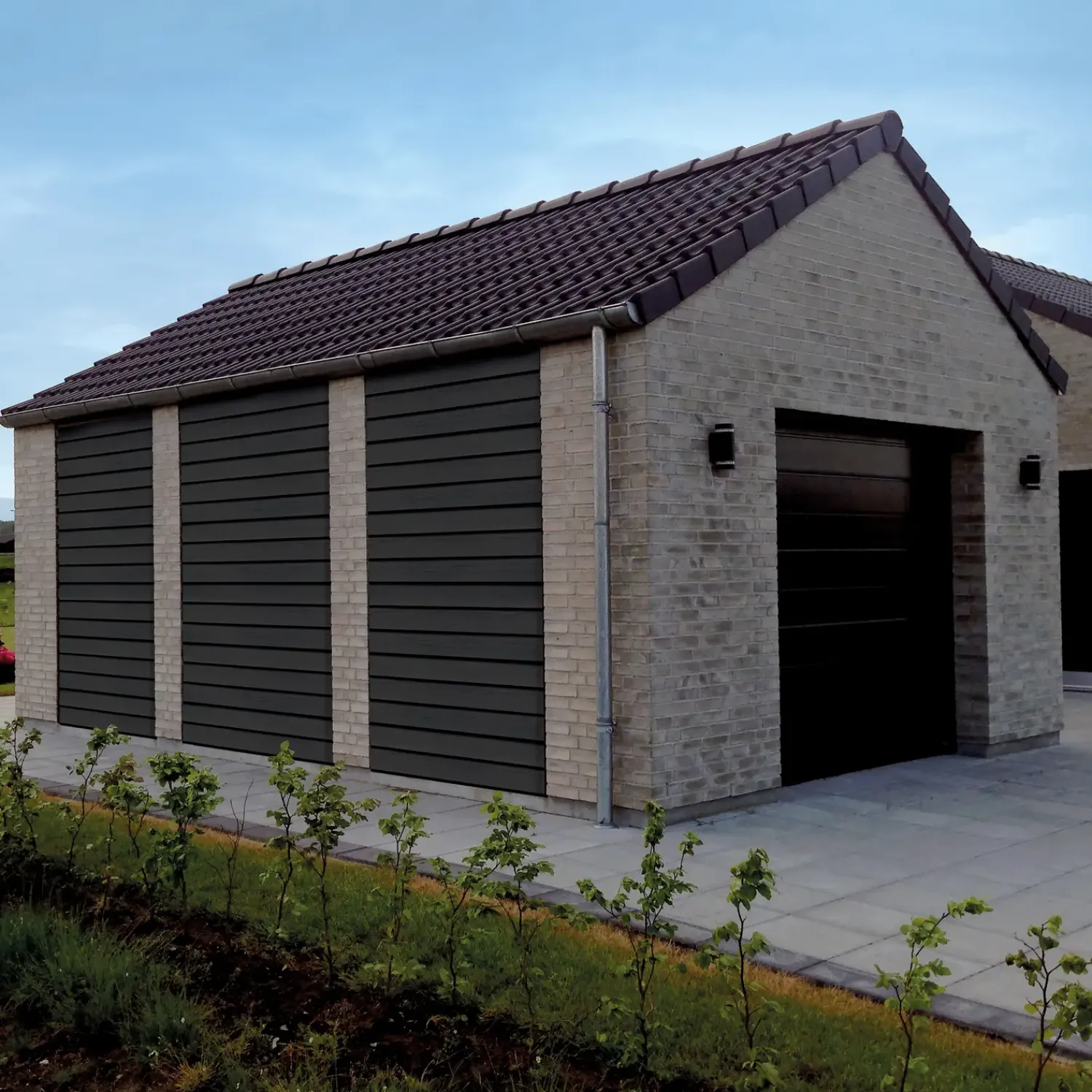 Hot Swisspearl planke træstruktur sort CP 180C, 180x3600x8 mm