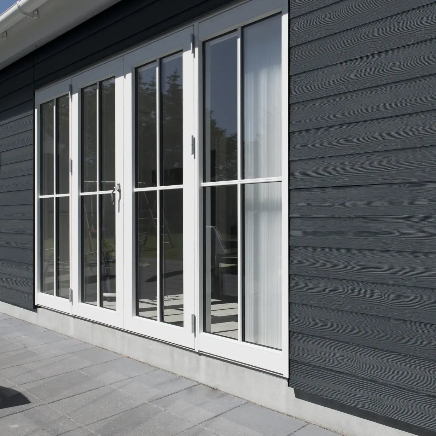 Hot Swisspearl planke træstruktur sort CP 180C, 180x3600x8 mm