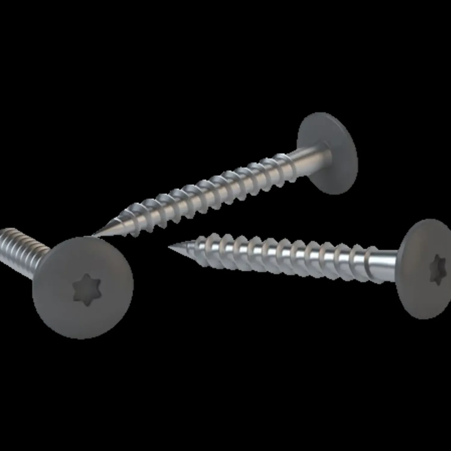 Outlet Swisspearl SCR-W facadeskrue 4.5x41 mm A2 CP080 umbragrå 50 stk