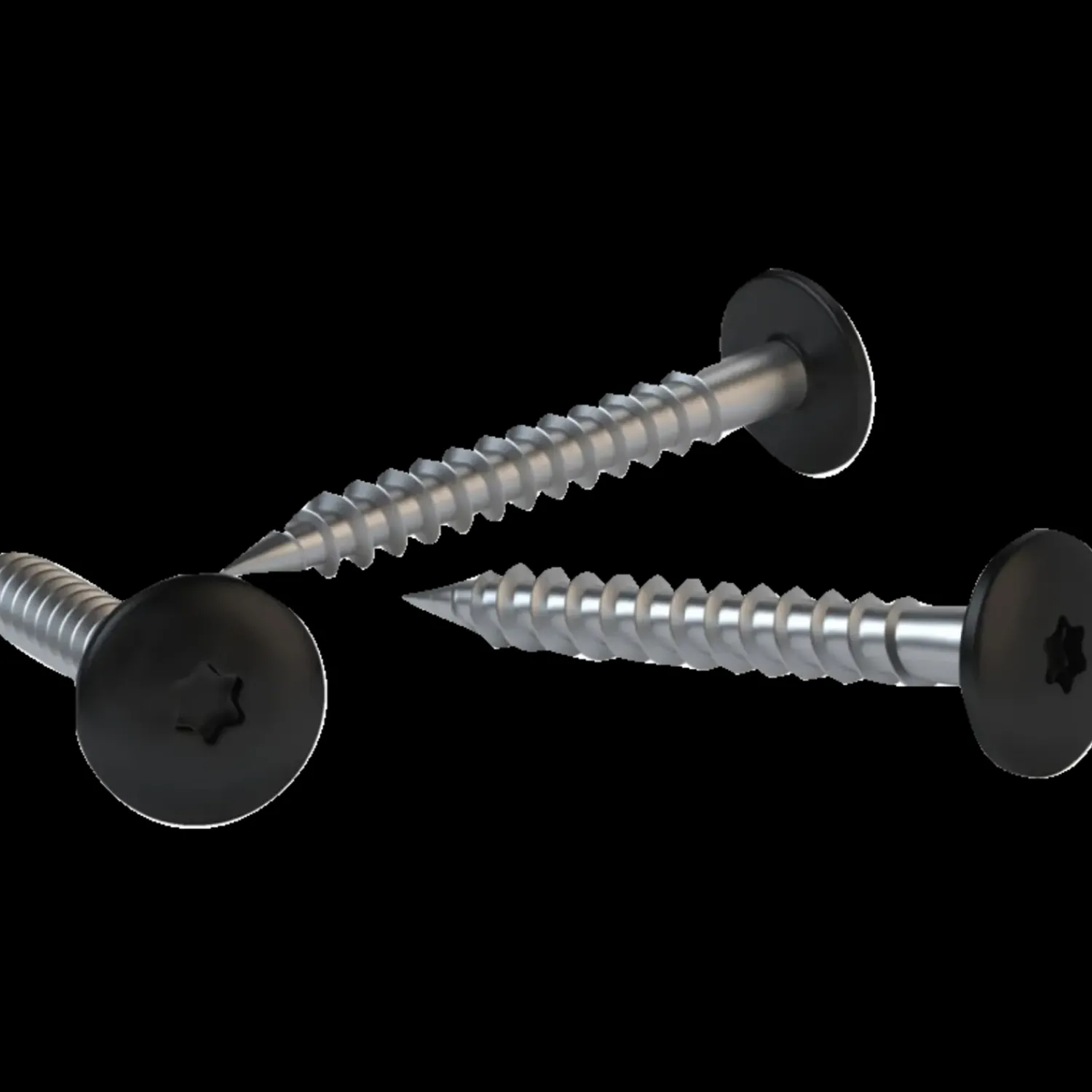 Swisspearl Facadeskruer^SCR-W facadeskrue 4.5x41 mm A2 CP180 sort 50 stk