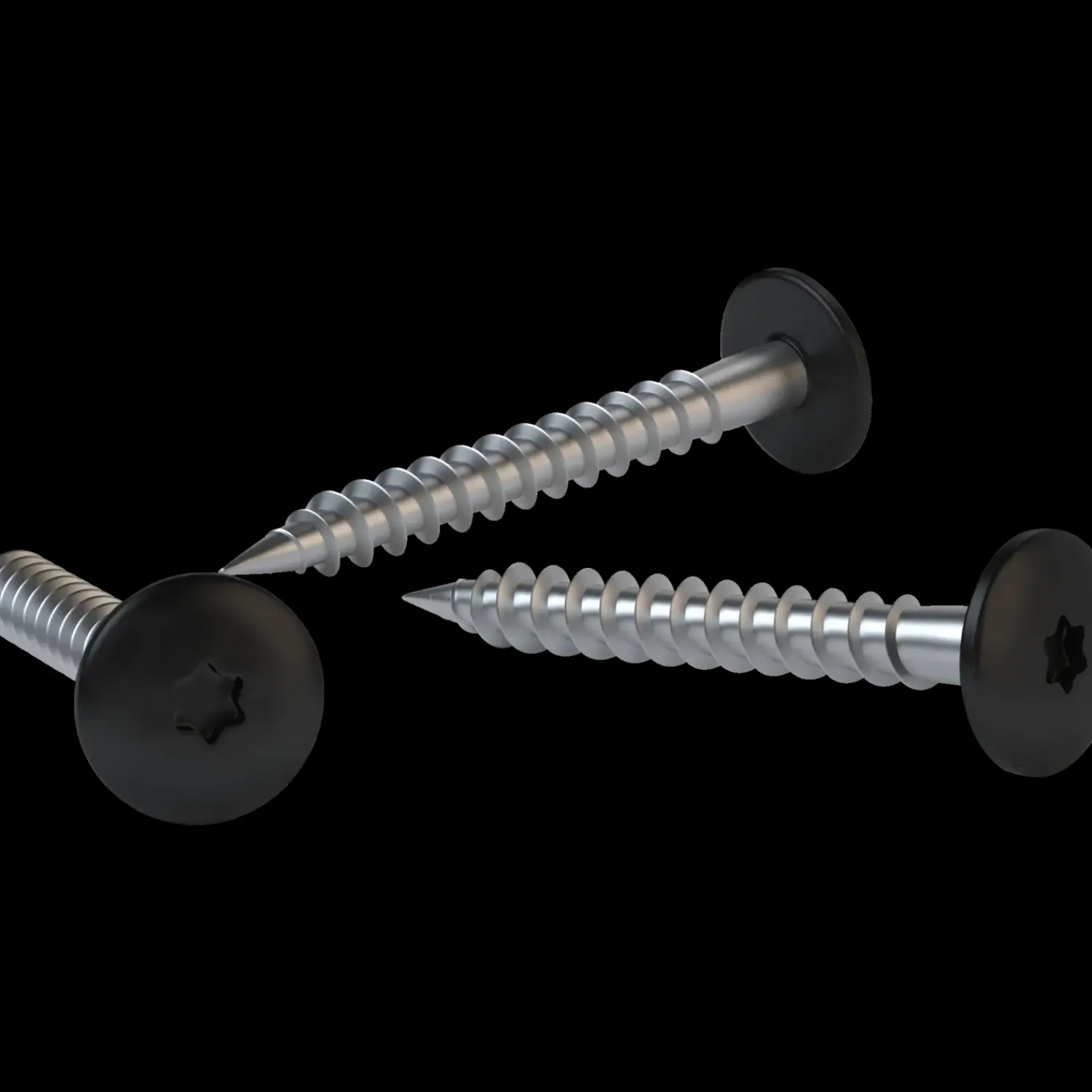 Swisspearl Facadeskruer^SCR-W facadeskrue 4.5x41 mm A2 CP180 sort 50 stk