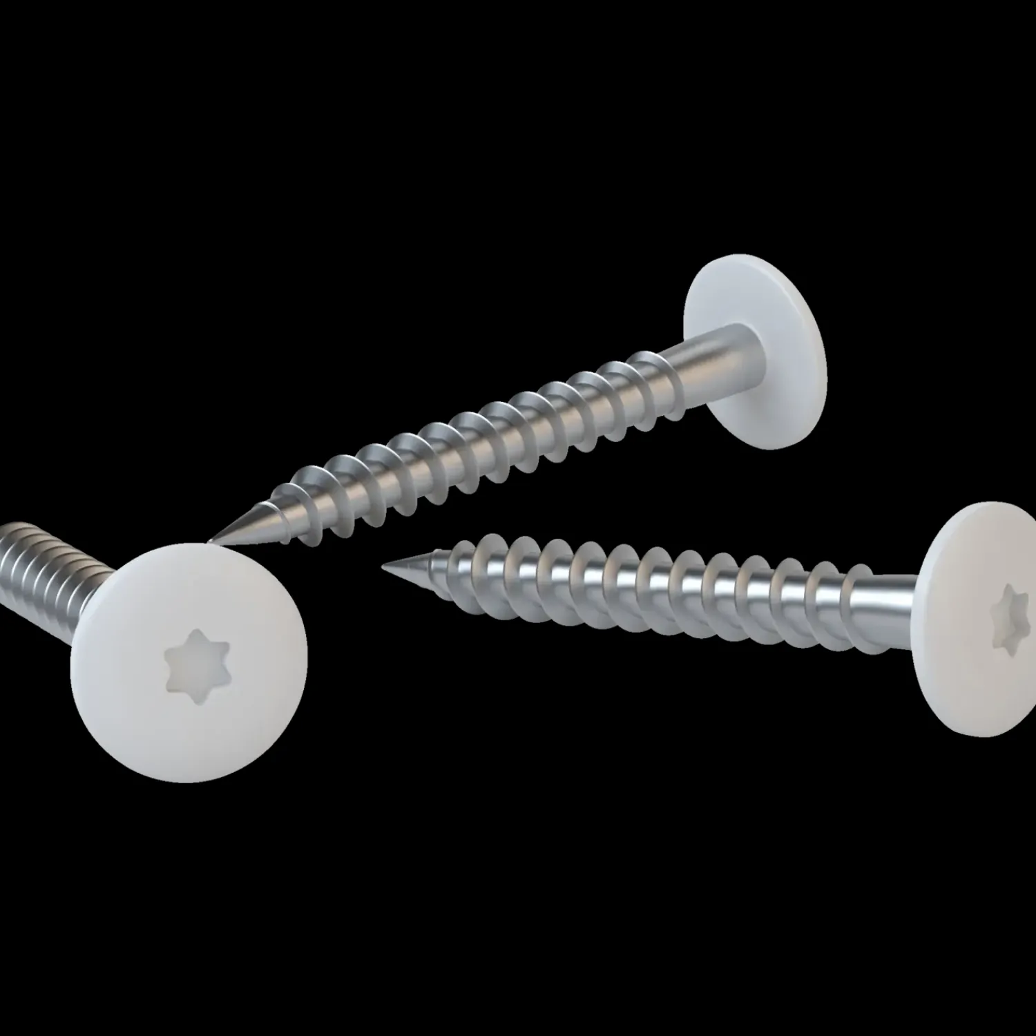 Swisspearl Facadeskruer^SCR-W facadeskrue 4.5x41 mm A2 CP210 hvid 250 stk