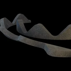 Swisspearl Bølgeplader^skumbølgeklods B9 sort 890x25 mm