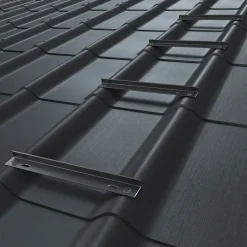 Swisspearl Tilbehør Til Tage Og Tagrender^Tagtrin, 400X20/40 Mm, Varmforzinket Stål, Sortblå