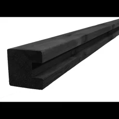 Frøslev træ Træhegn^Systemhegn fortsættersæt sortmalet 180 cm