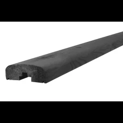 Frøslev træ Træhegn^Systemhegn fortsættersæt sortmalet 180 cm