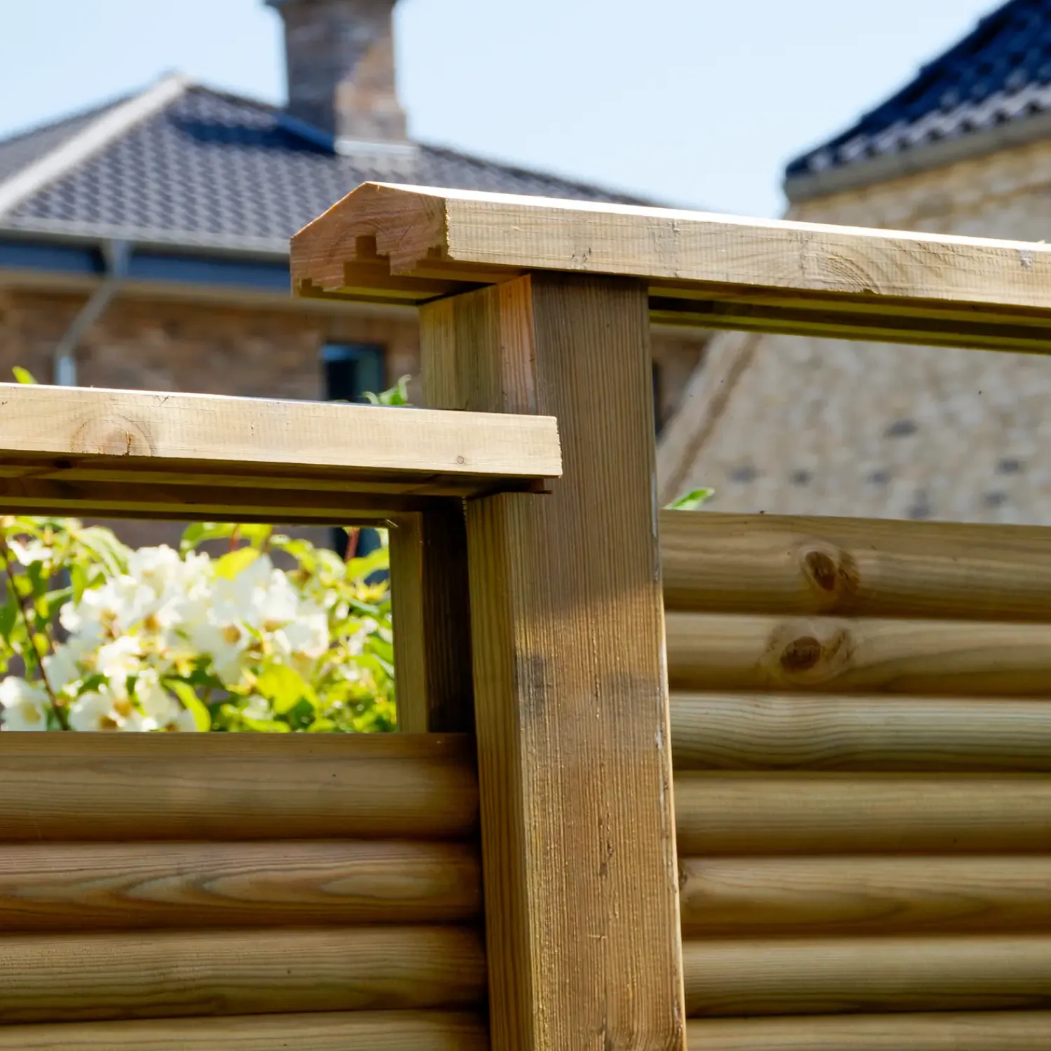 Frøslev træ Træhegn^Systemhegn fortsættersæt trykimprægneret 180 cm