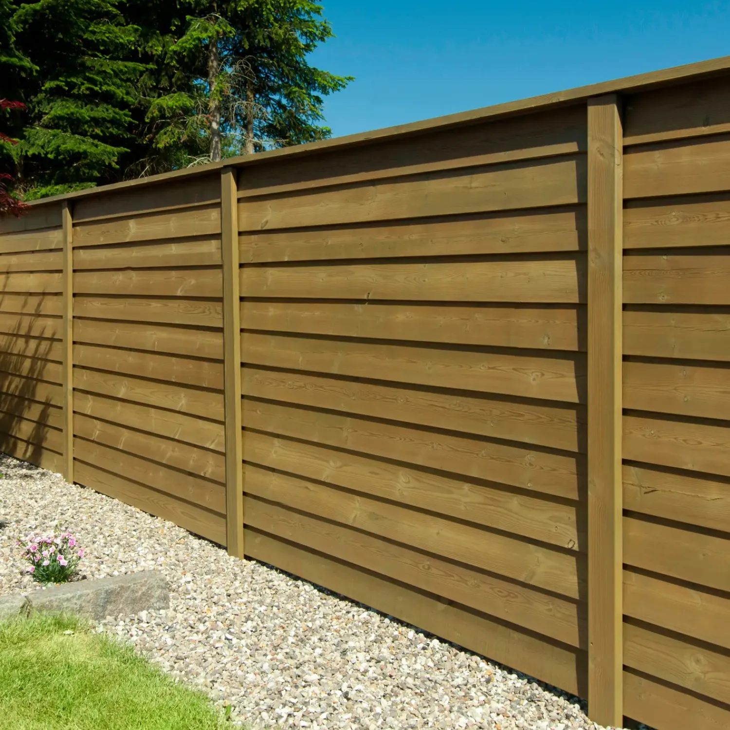 Frøslev træ Træhegn^Systemhegn fortsættersæt trykimprægneret 180 cm