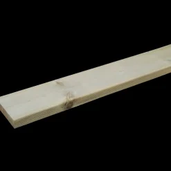 Outlet Terrassebrædder glat fyr trykimprægneret 32 x 125 mm x 3,6 m