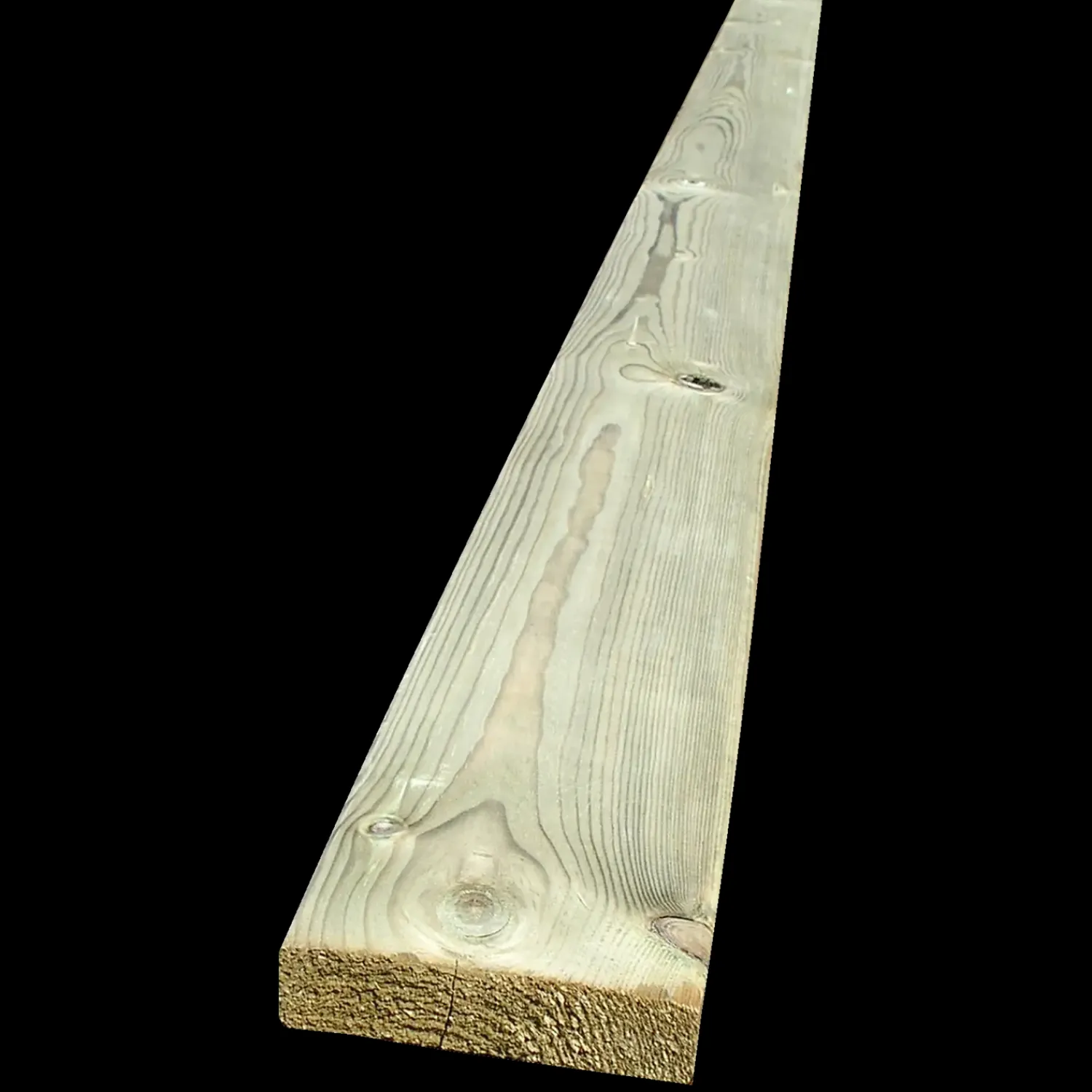 Trykimprægnerede Terrassebrædder^Terrassebrædder trykimpræg. 32x125 mm 3,6 m