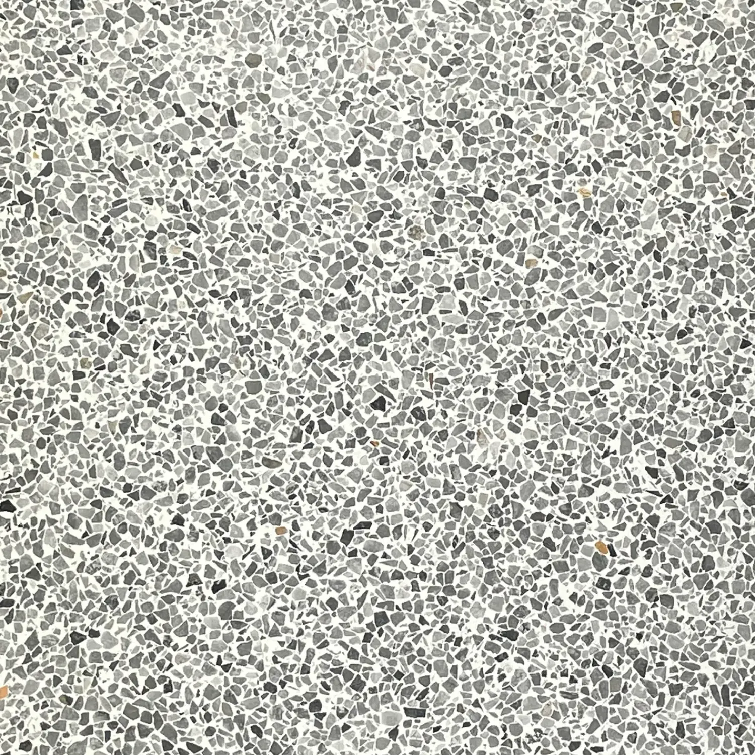 Granit.dk Terrazzofliser^Terrazzo flise reykjavik slebet overflade uden fas 40x40x1,5 cm