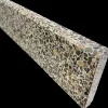 Clearance Granit.dk Terrazzo sokkelliste stockholm coffee slebet overflade med fas 40x1,5x7,5 cm