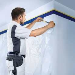 Tesa Afdækning^® 4365  2-i-1 afdækningsplast 2600 mm x 17 m