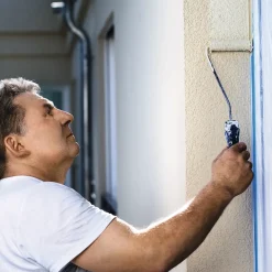 Tesa Tape^® 4440 Professionel udendørs malertape 50 m x 25 mm blå