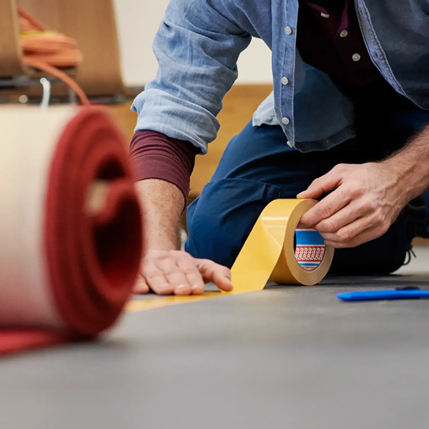 Tesa Tape Og Opmærkning^® Dobbeltklæbende tape Universal 25 m x 50 mm