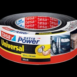 Tape^Tesa® extra Power Universal lærredstape sort 10 m x 50 mm