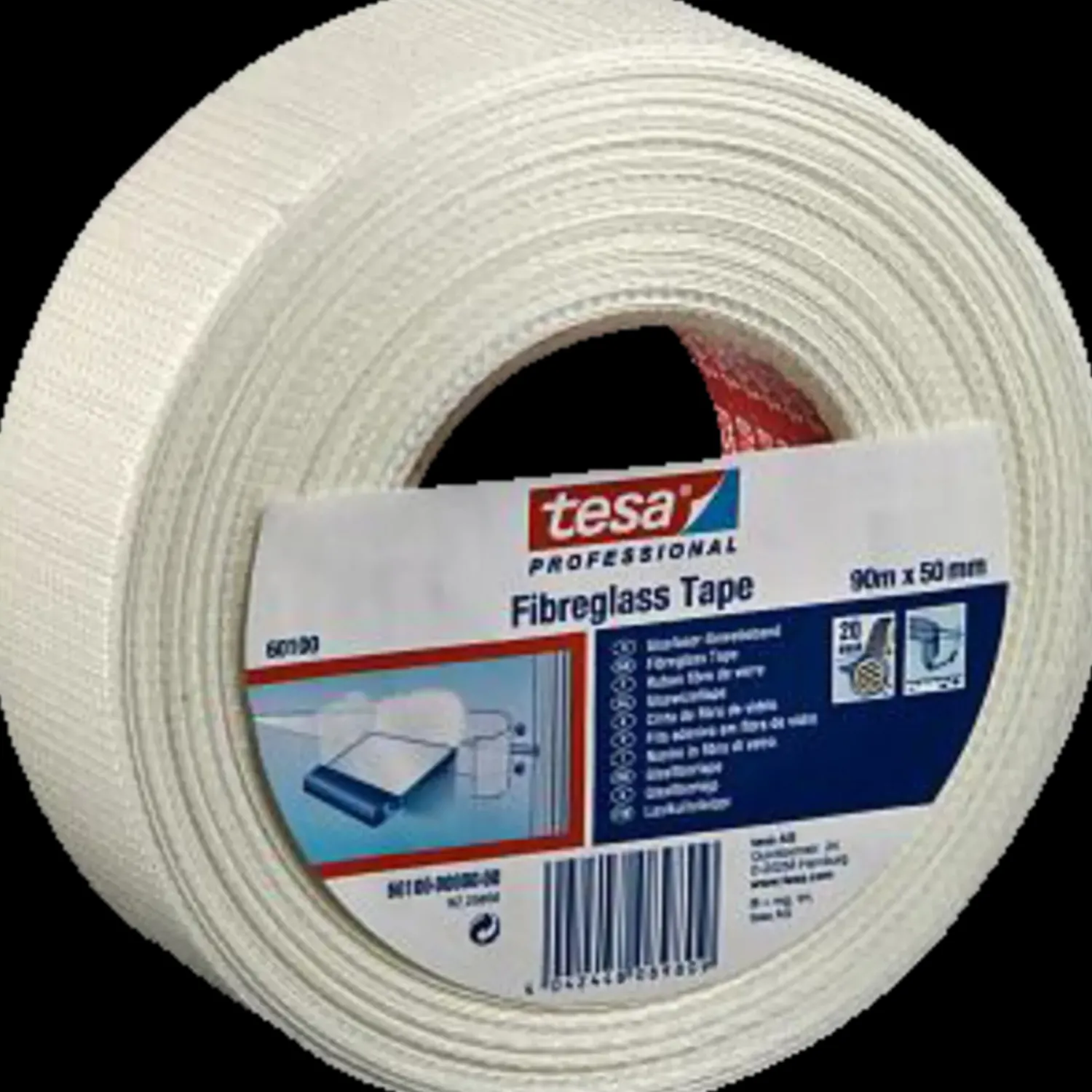 Online Tesa glasfibervæv/gipstape hvid 45m x 48 mm