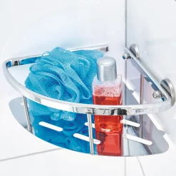 Tesa hjørnehylde single aluxx forkromet