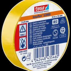 Outlet Tesa isoleringstape gul 10m x 15 mm