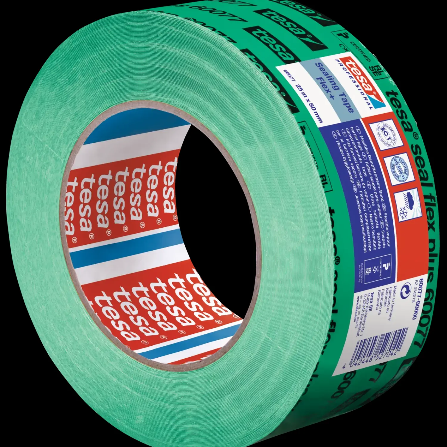 Tesa Tape^® Professional 60077 SealFlex tætningstape 25 m x 50 mm grøn