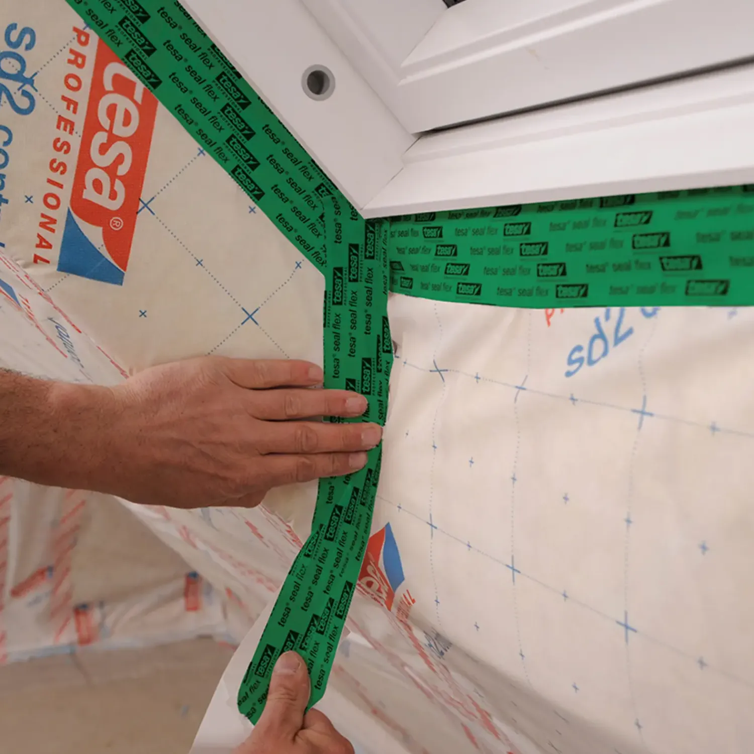 Tesa Tape^® Professional 60077 SealFlex tætningstape 25 m x 50 mm grøn