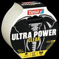 Tape^Tesa Ultra Power Clear reparationstape 10 m x 48 mm transparent