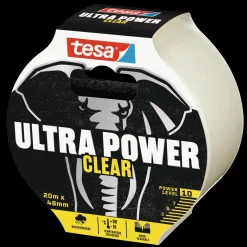 Tape^Tesa Ultra Power Clear reparationstape 10 m x 48 mm transparent